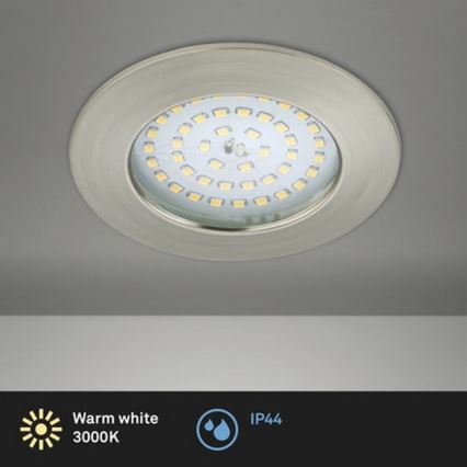 Briloner 8310-012 - Вбудований стельовий LED світильник для ванної LED/10,5W/230V IP44