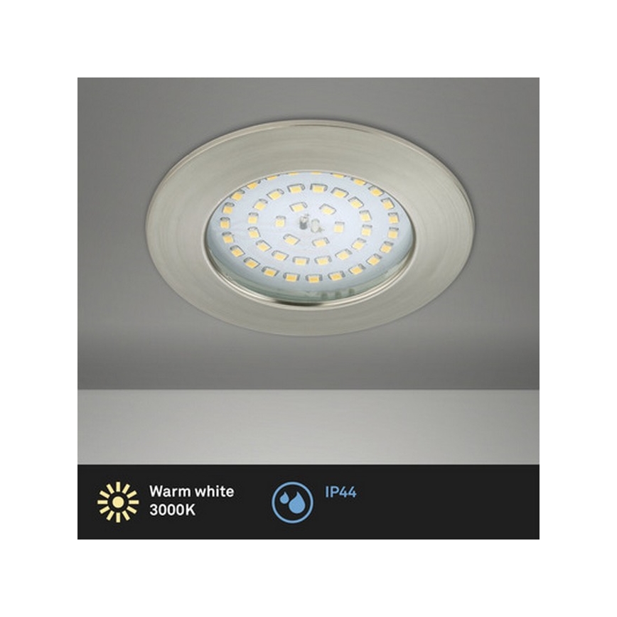 Briloner 8310-012 - Вбудований стельовий LED світильник для ванної LED/10,5W/230V IP44