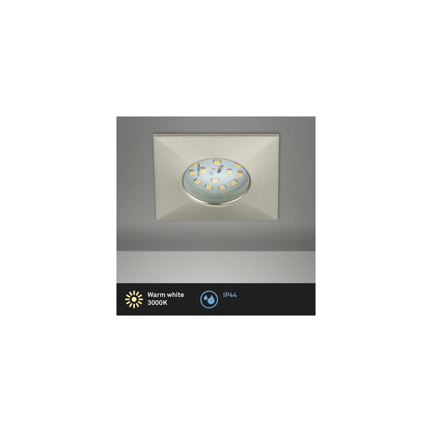 Briloner 8313-012 - Вбудований стельовий LED світильник для ванної LED/5W/230V IP44 матовий хром
