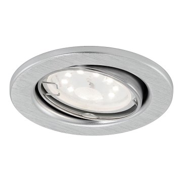 Briloner 8315-019 - Вбудований стельовий LED світильник для ванної 1xGU10/5W/230V IP23