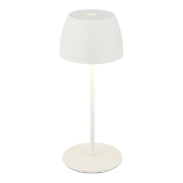 Briloner - диммируемая аккумуляторная сенсорная уличная настольная лампа MINI LED/2,5W/5V IP44 1800 mAh белая