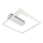 Briloner - LED потолочный светильник FRAME LED/14W/230V 3000K 30x32 см матовый хром