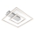 Briloner - LED потолочный светильник FRAME LED/22W/230V 3000K 30x32 см матовый хром