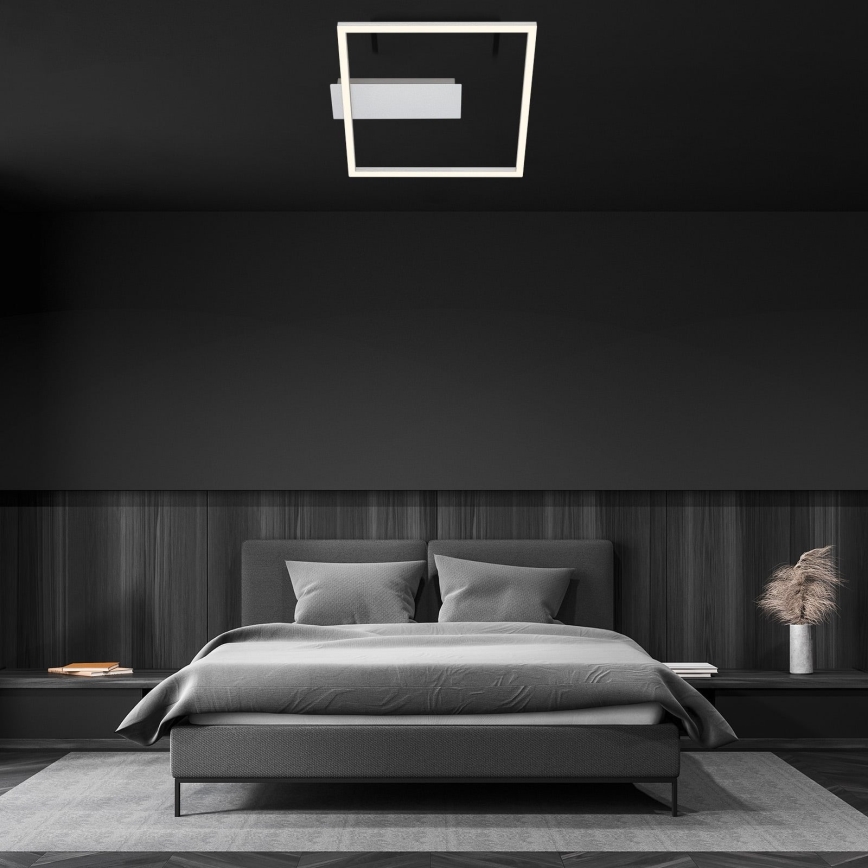 Briloner - LED стельовий світильник FRAME LED/14W/230V 3000K 30x32 см матовий хром