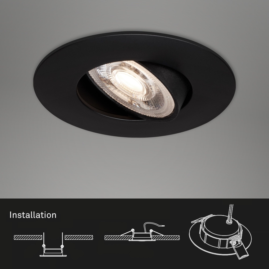 Briloner - НАБІР 3x LED світильник для ванної з регулюванням яскравості LED/4,9W/230V IP23