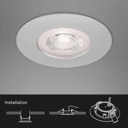 Briloner - НАБІР 3x LED світильник для ванної з регулюванням яскравості LED/4,9W/230V IP44