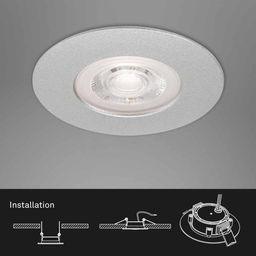 Briloner - НАБІР 3x LED світильник для ванної з регулюванням яскравості LED/4,9W/230V IP44