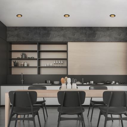 Briloner - НАБІР 3x Вбудований стельовий LED світильник для ванної LED/4,9W/230V IP44