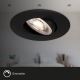 Briloner - НАБОР 3x Светодиодный светильник для ванной комнаты с регулированием яркости LED/4,9W/230V IP23