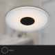 Briloner - НАБОР 3x Светодиодный встроенный светильник для ванной комнаты LED/6W/230V IP44 черный