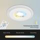 Briloner - НАБІР 3x LED RGBW Вбудований стельовий світильник для ванної з регулюванням яскравості LED/5W/230V 3000-6500K IP44 + пульт дистанційного керування
