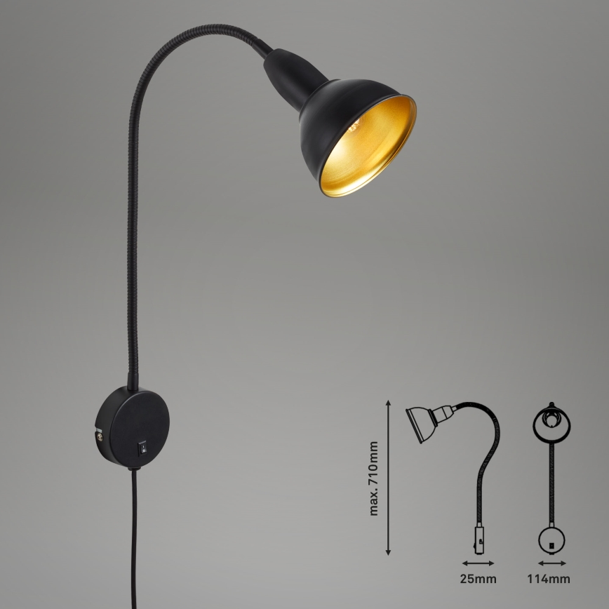 Briloner - Настінна лампа HYGGE 1xE14/25W/230V
