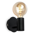 Briloner - Настінний світильник для ванної кімнати 1xE27/10W/230V IP44, чорний