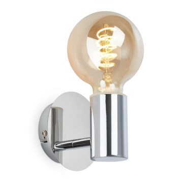 Briloner - Настінний світильник для ванної кімнати 1xE27/10W/230V IP44 глянцевий хром