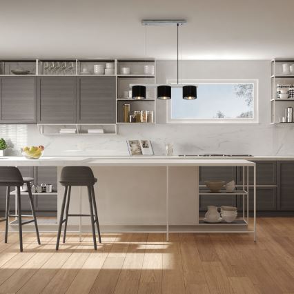 Briloner - Підвісна люстра LURI 3xE14/25W/230V каучук