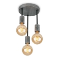 Briloner - Подвесная люстра HENGA 3xE27/60W/230V