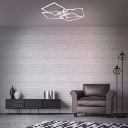 Briloner - Пристельова LED люстра з регулюванням яскравості FRAME 4xLED/12W/230V