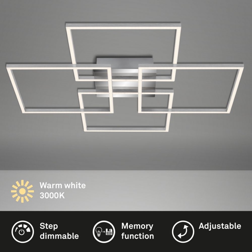 Briloner - Пристельова LED люстра з регулюванням яскравості FRAME 4xLED/12W/230V