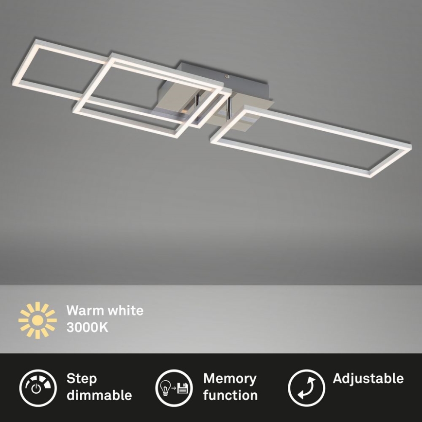 Briloner - Пристельова LED люстра з регулюванням яскравості FRAME LED/44W/230V