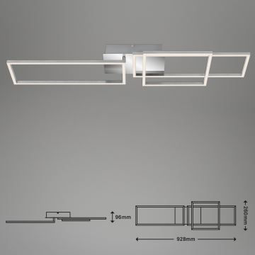 Briloner - Пристельова LED люстра з регулюванням яскравості FRAME LED/44W/230V