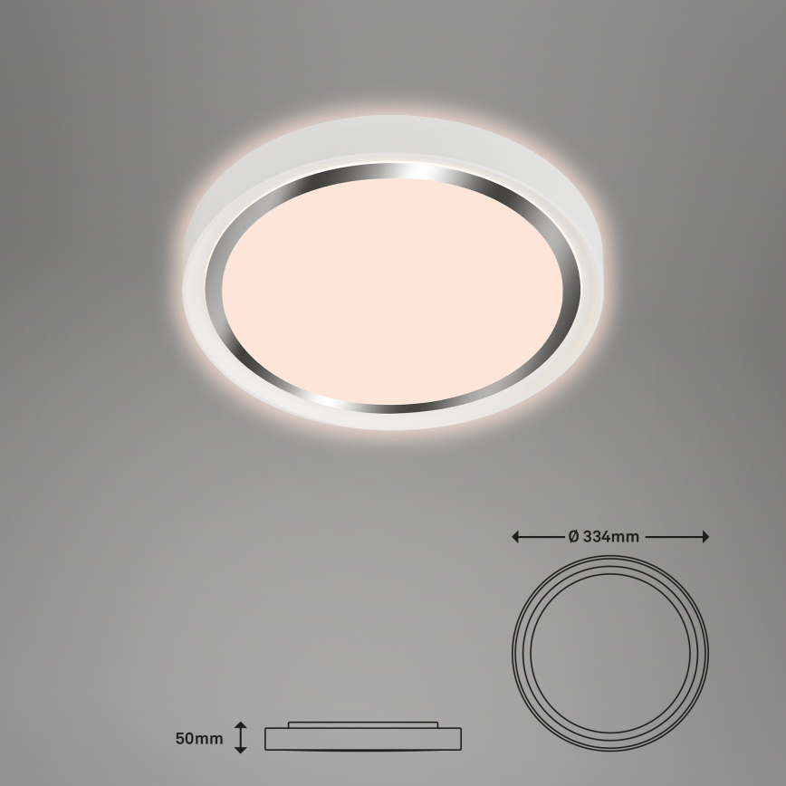 Briloner - Стельовий LED світильник KAHIKO LED/15W/230V білий