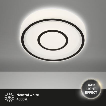 Briloner - Стельовий LED світильник SIRKEL LED/12W/230V чорний