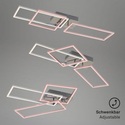 Briloner - Светодиодная припотолочная люстра с регулированием яркости FRAME LED/44W/230V