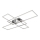 Briloner - Светодиодная припотолочная люстра с регулированием яркости FRAME LED/50W/230V