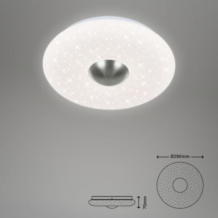 Briloner - Светодиодный потолочный светильник NALU LED/12W/230V