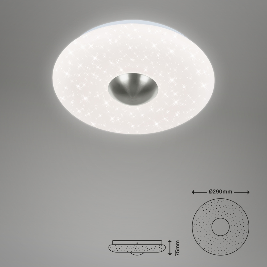 Briloner - Светодиодный потолочный светильник NALU LED/12W/230V