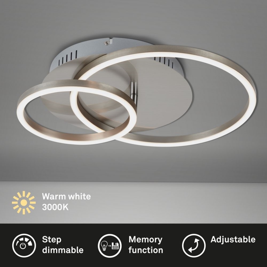 Briloner - Светодиодный потолочный светильник с регулированием яркости FRAMES LED/24,5W/230V