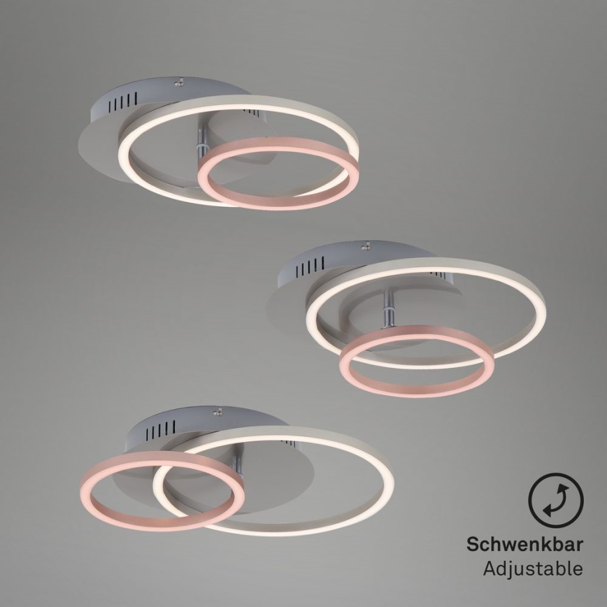 Briloner - Светодиодный потолочный светильник с регулированием яркости FRAMES LED/24,5W/230V