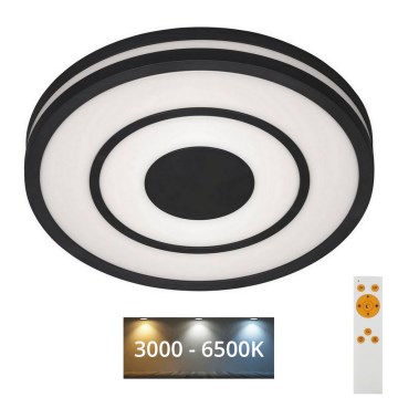 Briloner - Светодиодный потолочный светильник с регулированием яркости RIPPLE LED/24W/230V 3000-6500K + дистанционное управление