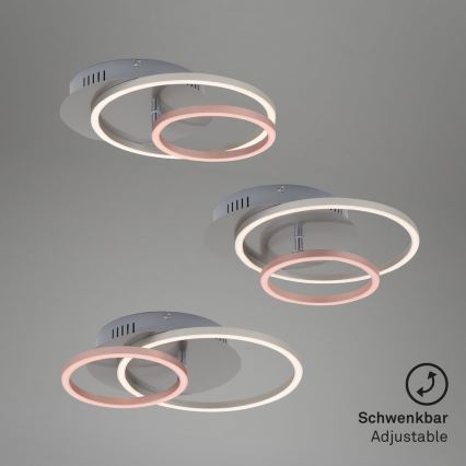 Briloner - Світлодіодний стельовий світильник з регулюванням яскравості FRAMES LED/24,5W/230V