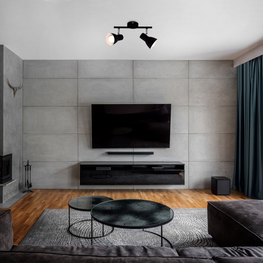 Briloner 10698891 - Точечный светильник 2xE14/25W/230V черный