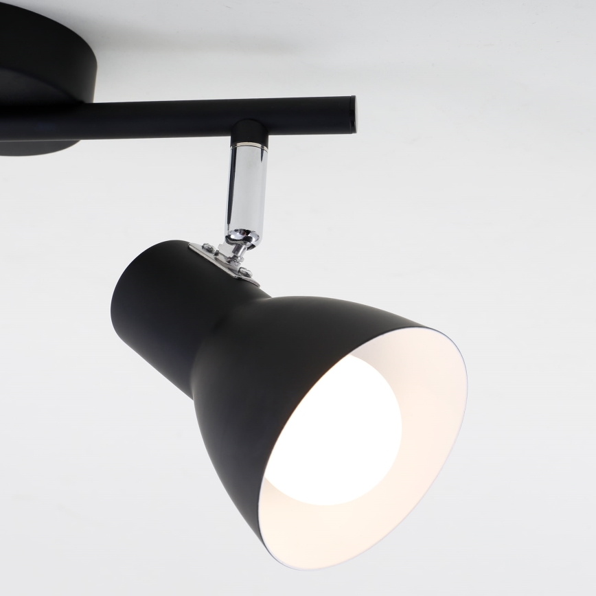 Briloner 10698891 - Точковий світильник 2xE14/25W/230V чорний