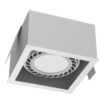 Брослайн - вбудований стельовий світильник 1xGU10/18W/230V білий