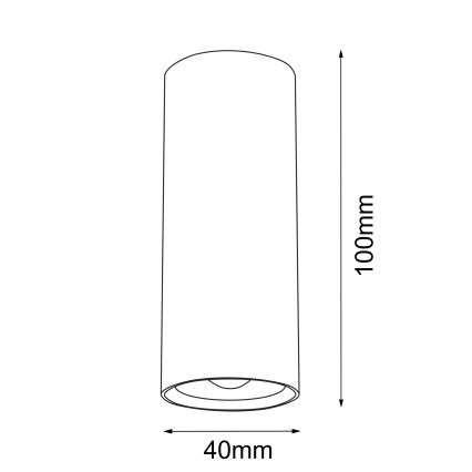 Brosline - Точечный светильник 1xGU10/4W/230V белый