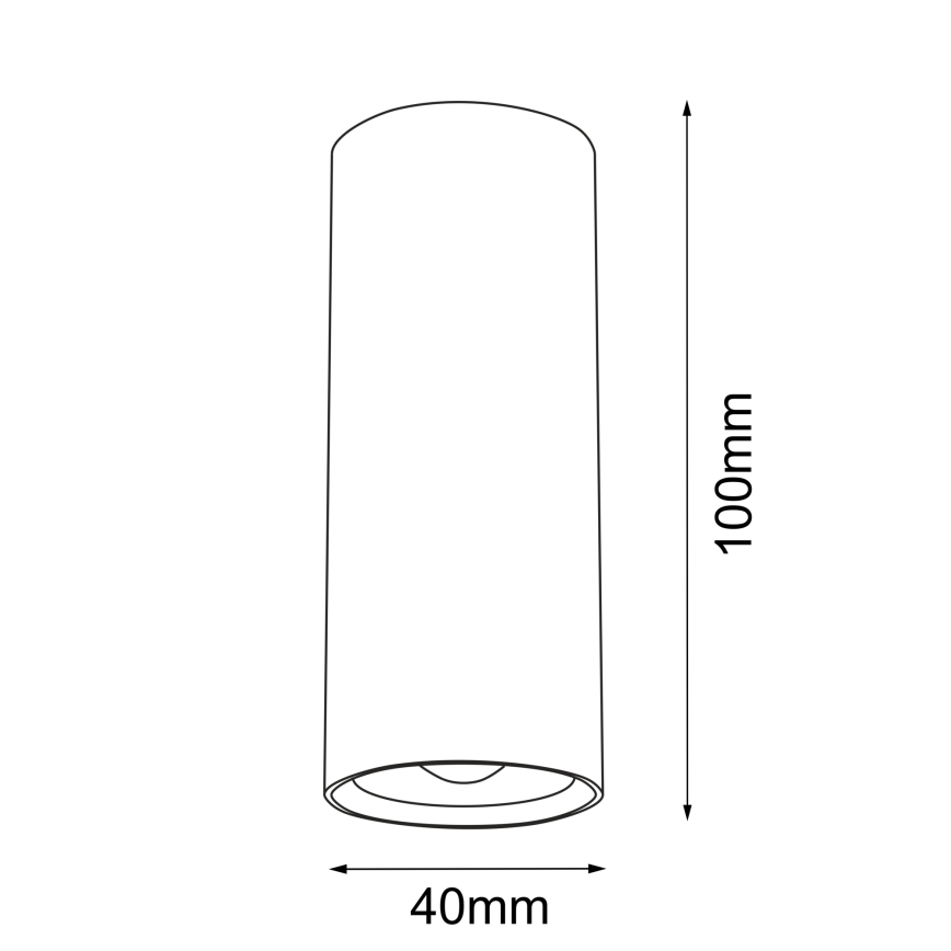 Brosline - Точечный светильник 1xGU10/4W/230V белый