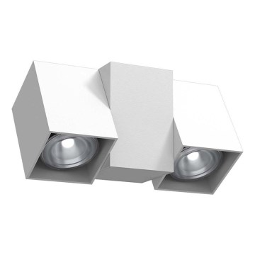 Brosline - Настенный точечный светильник 2xGU10/10W/230V белый