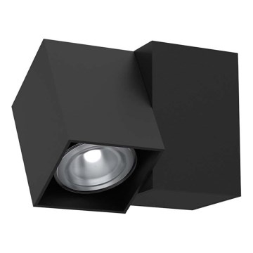Brosline - Настінний точковий світильник 1xGU10/10W/230V чорний