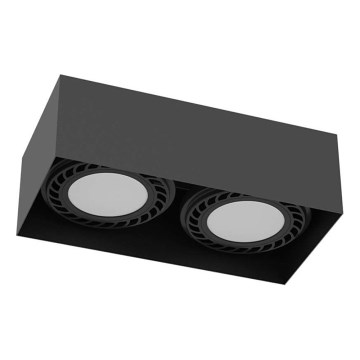 Brosline - Точечный светильник 2xGU10/18W/230V черный