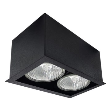 Brosline - точечный светильник 2xGU10/10W/230V черный