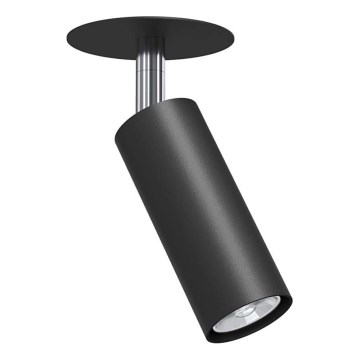 Brosline - Вбудований точковий світильник 1xGU10/4W/230V чорний