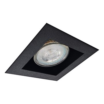 Brosline - Встраиваемый потолочный светильник 1xGU10/10W/230V черный