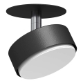Brosline - Встраиваемый потолочный точечный светильник 1xGX53/9W/230V черный