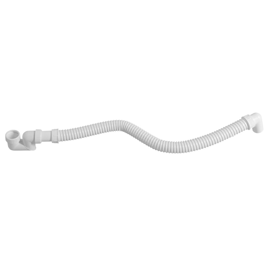 Bruckner - Гнучка з'єднувальна трубка коліно 80 см білий