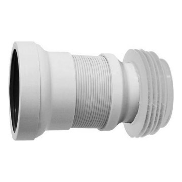 Bruckner - Гнучке підведення для випуску унітазу 21-33 см білий