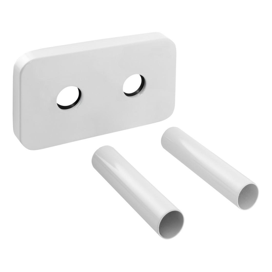 Bruckner - Маскувальна розетка для центрального підключення WICHER білий