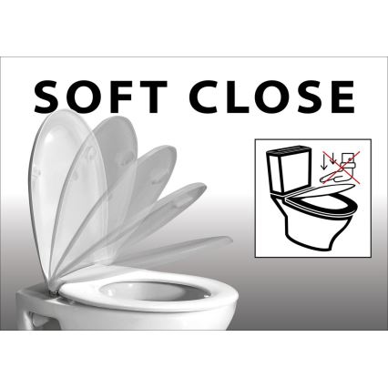 Bruckner - Сиденье для унитаза SoftClose FULDA SLIM белый